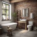 Exposed Brick Bathroom Ideas For A Modern Rustic Feel K