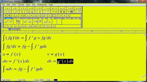 Integration By Parts Examples Youtube