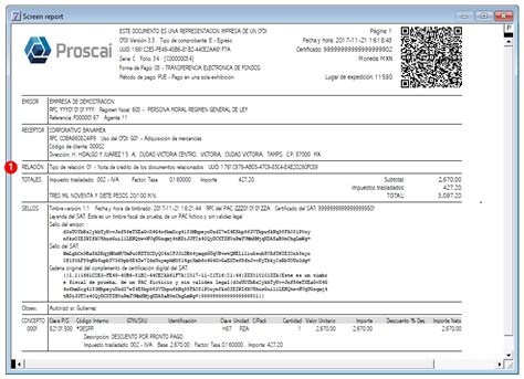 Cfdi Ejemplos De Factura Y Nota De Cr Dito Proscai