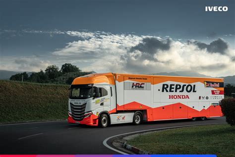 IVECO España on Twitter Los IVECO S WAY de HRC MotoGP recorren más