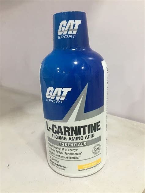 Amazon GAT L Carnitine Amino Acid Lemon Blast 1 500 Mg 16 Oz