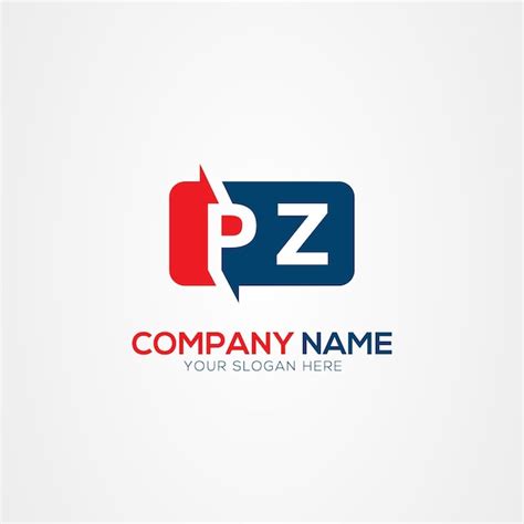 Premium Vector Pz Or Zp Creative Modern Letters Logo Design Element