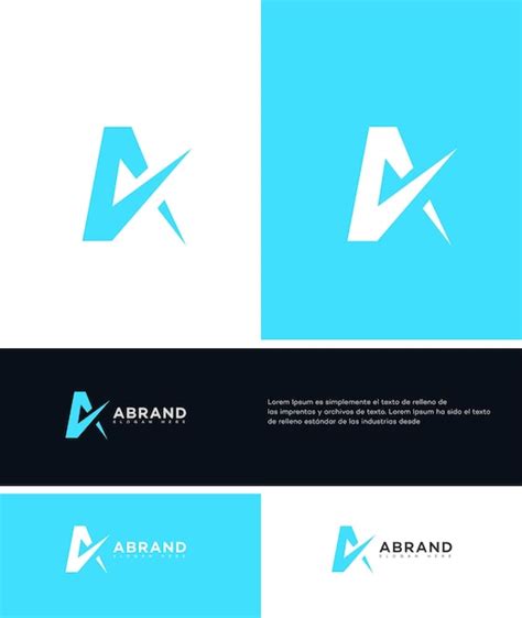 Un Logotipo De Letra Vector Premium