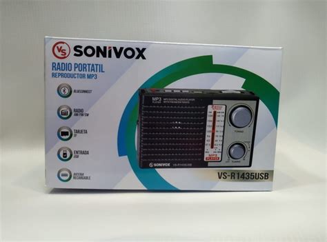 Radio Parlante Inal Mbrico Am Fm Sw Sonivox Vs R Usb R Mercado