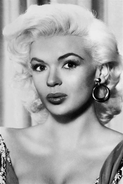 Unknown Jayne Mansfield Up Close Globe Photos Fine Art Print For Sale