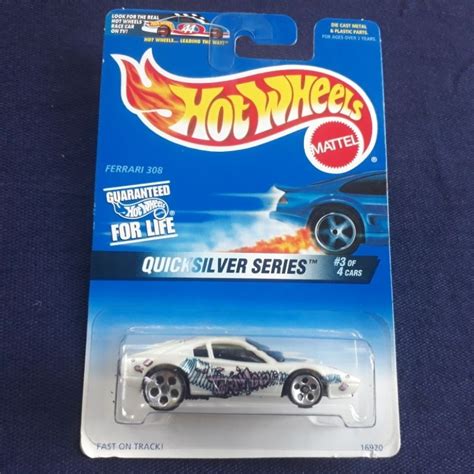 FERRARI HOT WHEELS Putih 壓鑄風火輪 HW Quicksilver 系列法拉利 308 白色 蝦皮購物