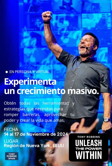 Upw Presencial New York Tony Robbins P Gina Oficial En Espa Ol