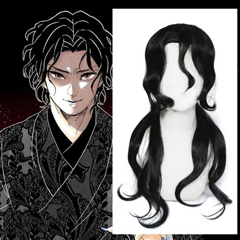 Anime Demon Slayer Kimetsu No Yaiba Cosplay Wigs Kibutsuji Muzan