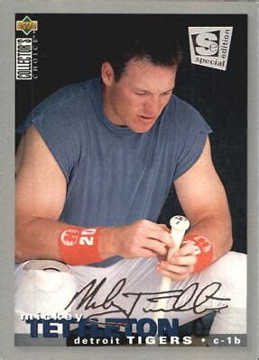 1995 Collector S Choice SE Silver Signature 221 Mickey Tettleton EBay