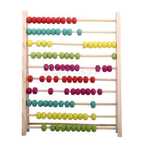 Boulier Abaque Color Bois Rang Es Jouet Enfant Jeu Educatif Compter