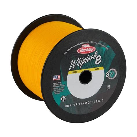 Tresse Berkley Whiplash Jaune M Pechepromo