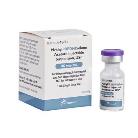 Methylprednisolone Acetate Injection 40mg At ₹ 187piece In Nagpur