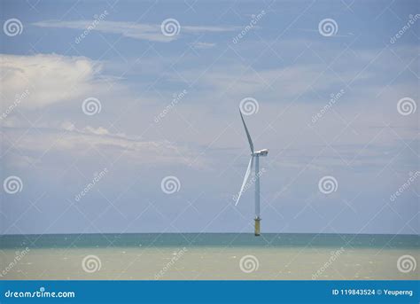 Taiwan S First Offshore Wind Turbine Editorial Stock Image Image Of