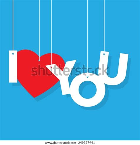 Love You Stock Vector Royalty Free 249377941 Shutterstock