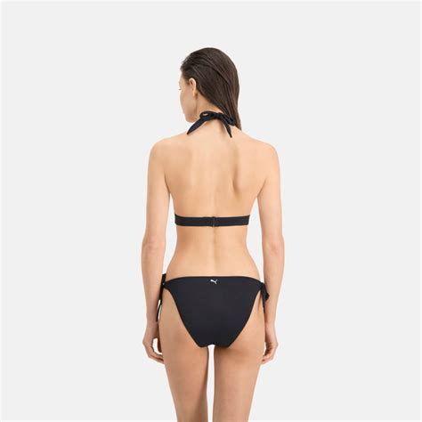 PUMA female Плавки PUMA Swim Women Side Strap Bikini Bottom black