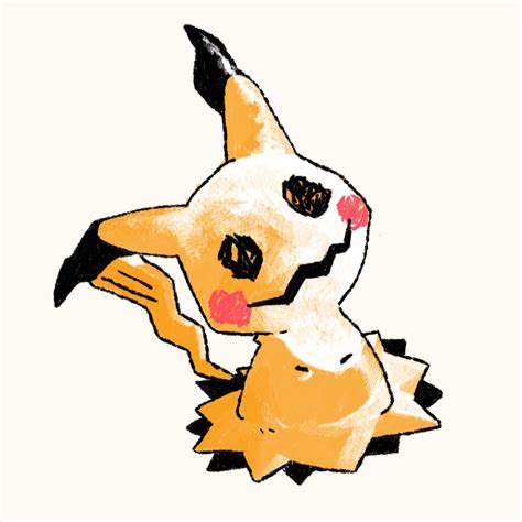 Pokemon Drawing Of Mimikyu - Pokemon Drawing Easy