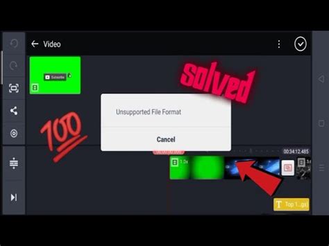 How To Solve The Unsupported File Format Error On Kinemaster YouTube