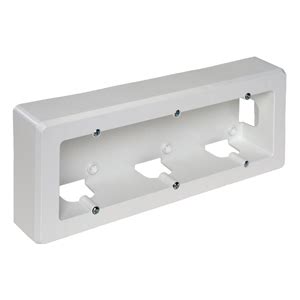 Caja Mecanismos Superficie Elementos X X Blanco Solera