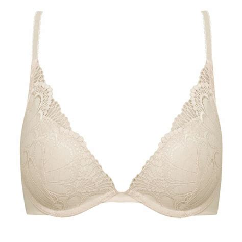 Podprsenka Wonderbra Glamour Triangle Push Up Bra Nude Caresse Braexpert