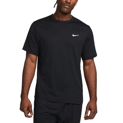 Nike Dri Fit Hyverse Men S Training T Shirt Black White