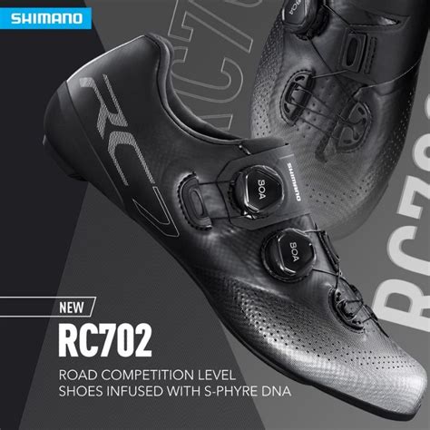 SHIMANO SH RC702 WIDE NEW ROAD COMPETITION LEVEL SHOES INFUSED WITH S