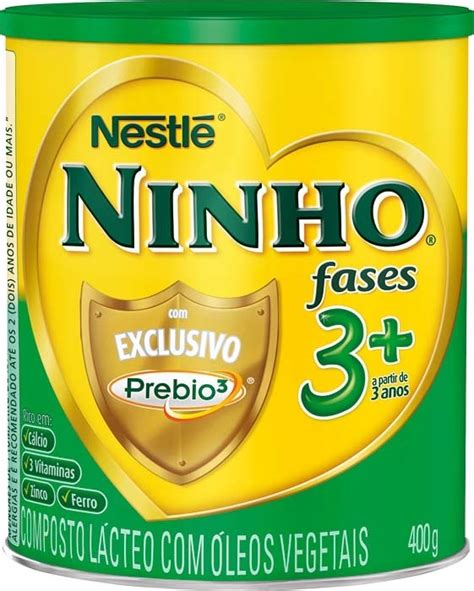 Leite Ninho Fases 3 Prebio Kit 6 Latas De 400g Cada R 143 99 Em