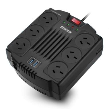 Forza Fvr 1202usb A Volt Reg 1200va 600w 220v Iram 2157602 Md