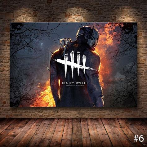 Dead By Daylight Poster Video Game Art Dbd Poster Wandkunst Etsy