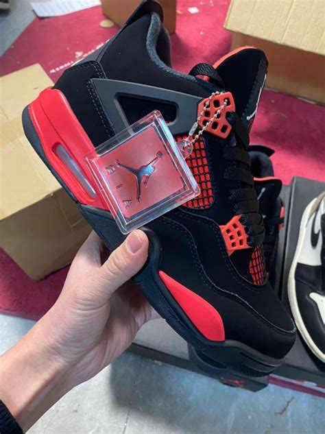 Jordan 4 Red Thunder Qc Gl Rl Rrepsneakers