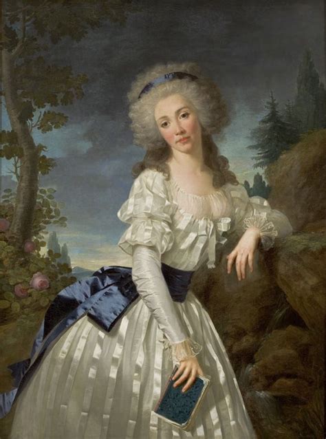 18th Century Art Portrait Of A Lady With A Book 18 Century Art