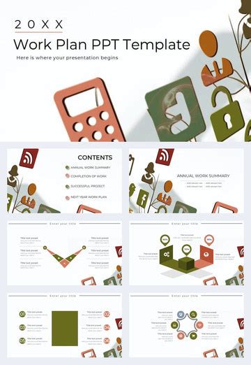 Business Style Corporate Work Plan General Ppt Template Ppt