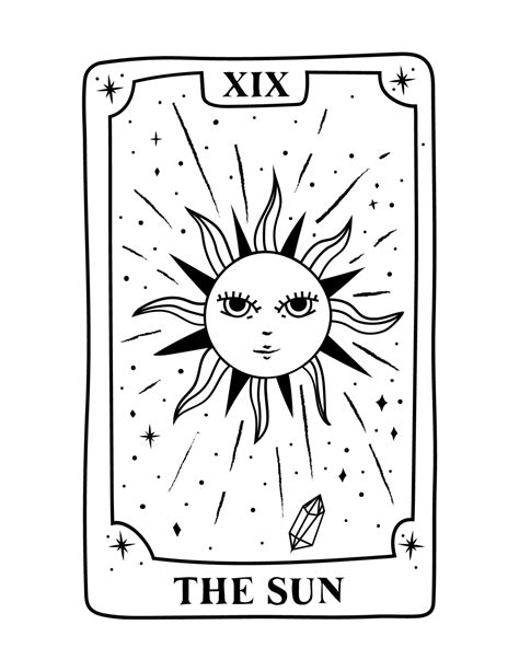 Design Your Own Card Coloring Books Coloring Pages Tarot Card Tattoo