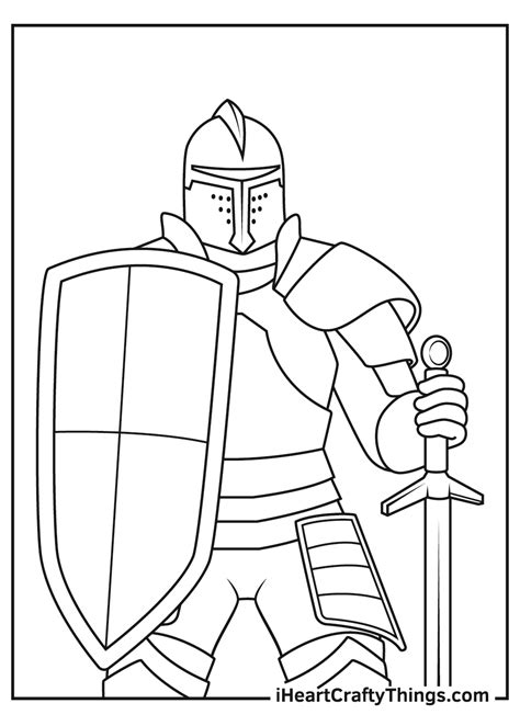 Knight Coloring Pages Updated 2021