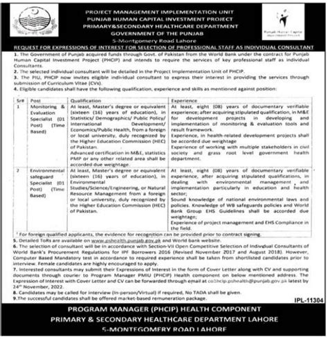 Primary And Secondary Healthcare Department Jobs 2022 2025 Job