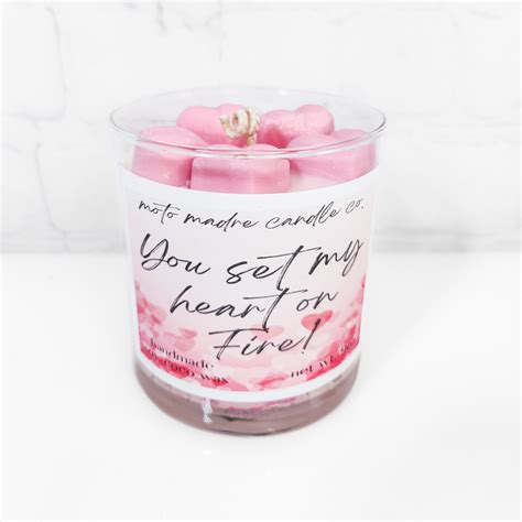 You Set My Heart On Fire Candle By Moto Madre Co Ashland Addison