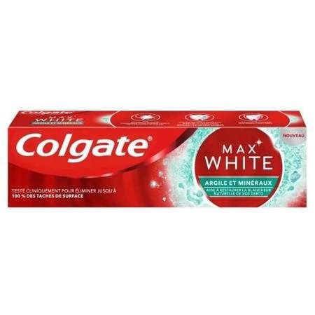 Colgate Max White Argile Et Mineraux Pasta Do Z B W Ml Higiena