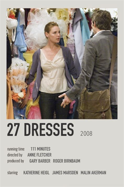 Movie Poster - 27 Dresses by grace:) in 2024 | Movies to watch ...