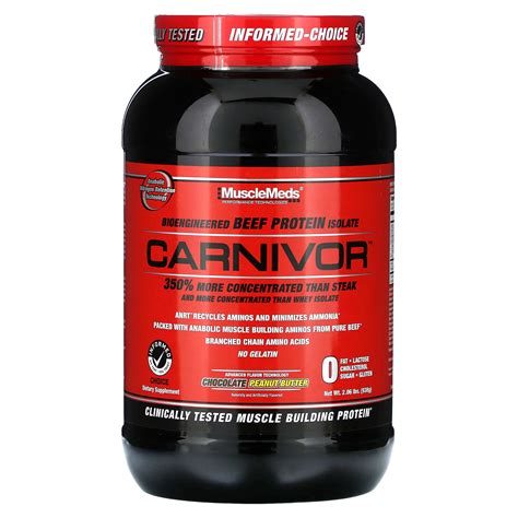 Musclemeds Carnivor Bioengineered Beef Protein Isolate Chocolate