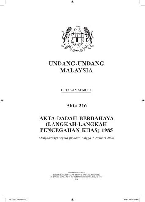 Pdf Undang Undang Malaysiareg Upm Edu My Eiso Portal Softcopy Rujukan