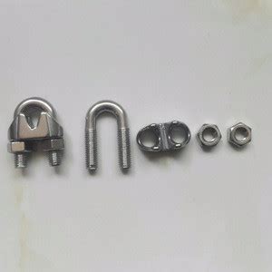 Buy Din Wire Rope Electrical Malleable Iron Clip With Groove Zp From