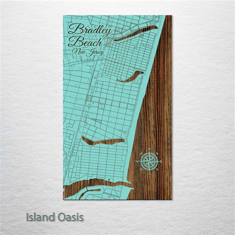 Bradley Beach, New Jersey Street Map | Street map, Bradley beach, Map