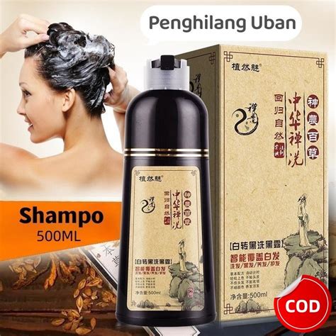 Jual COD ORISampo Penghitam Rambut Uban Shampo Penghilang Uban