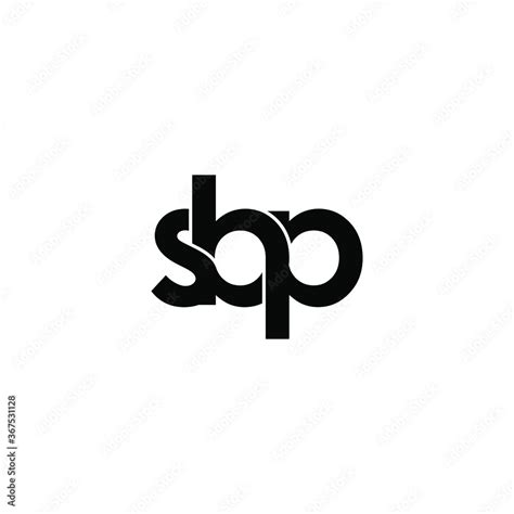 sbp letter original monogram logo design Stock Vector | Adobe Stock