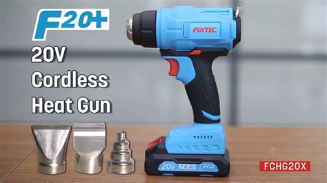 Fixtec Mini V Li Ion Cordless Hand Held Electric Hot Blower Soldering Heater Gun Shrink Wrap
