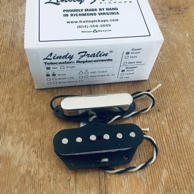 Lindy Fralin Vintage Hot S Fender Telecaster Pickup Set Reverb