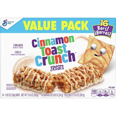 Cinnamon Toast Crunch Treat Bars 16ct Usafoods