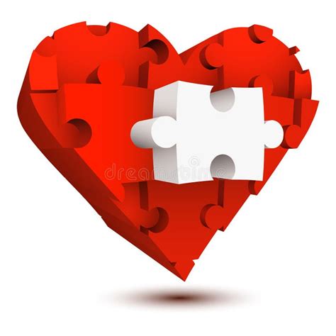 Heart Missing Piece Puzzle Stock Illustrations 190 Heart Missing Piece Puzzle Stock