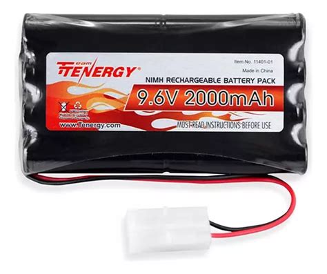 Tenergy 9 6v Pack De Batería Nimh Plandas Para Car Rc Paque Envío gratis