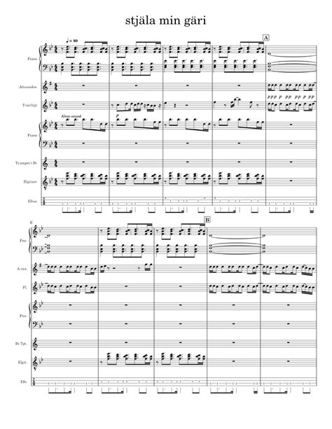 Steal My Girl One Direction Sheet Music For Piano Flute Saxophone