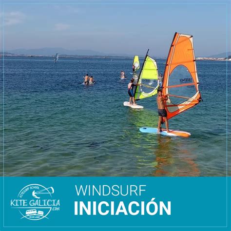 Windsurf Iniciación Kite Galicia tu escuela de Windsurf